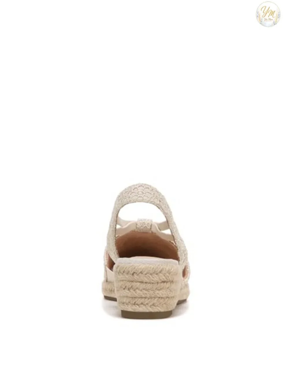 LifeStride Katrina 2 Espadrille Wedge Canvas Slip-On Woven Heel Cushioned Sandal
